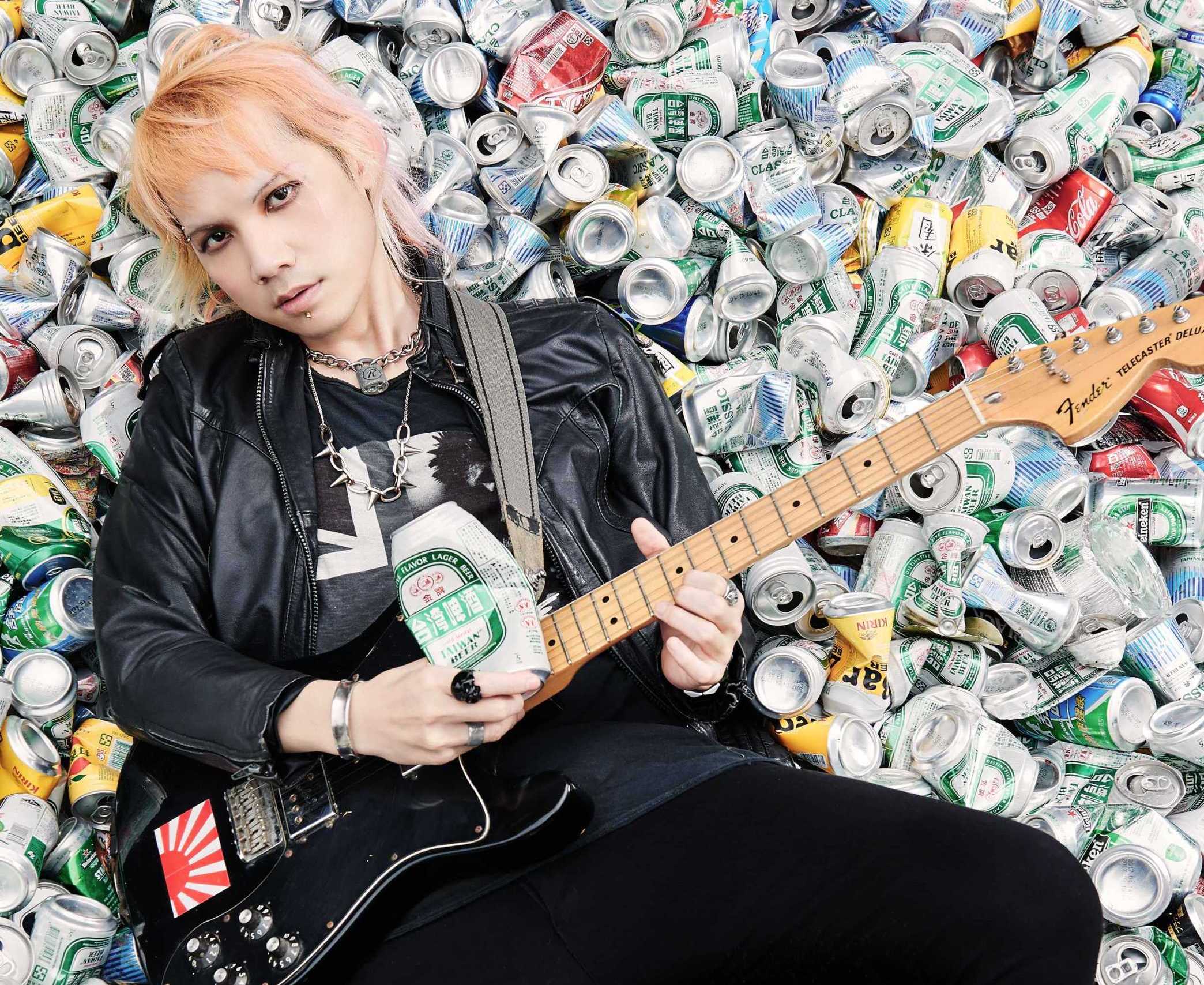 一個人的回收是榜樣，一群人的回收是力量,資源回收 環保回收 回收 環保，啤酒罐回收